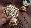PremiumPeachkundanpearlJhumka-FashionJewels1.webp
