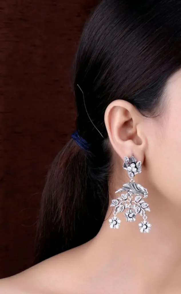 SilverlookalikeZirconBirdyEarring-FashionJewels2.webp