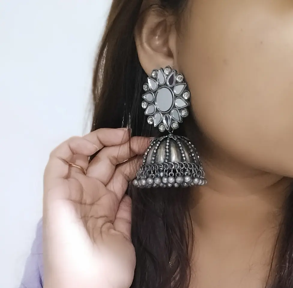 SheshSilverMirrorJumboJhumka-FashionJewels2.webp