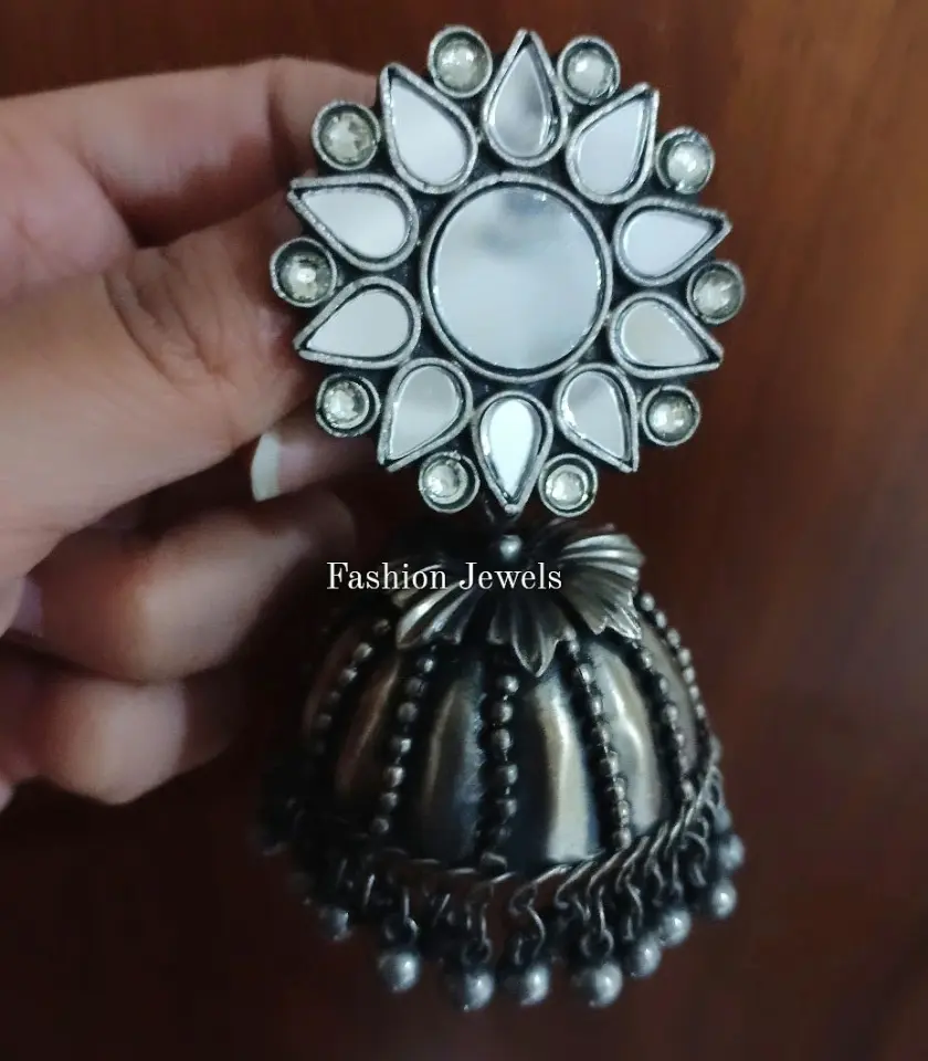SheshSilverMirrorJumboJhumka-FashionJewels3 (1).webp