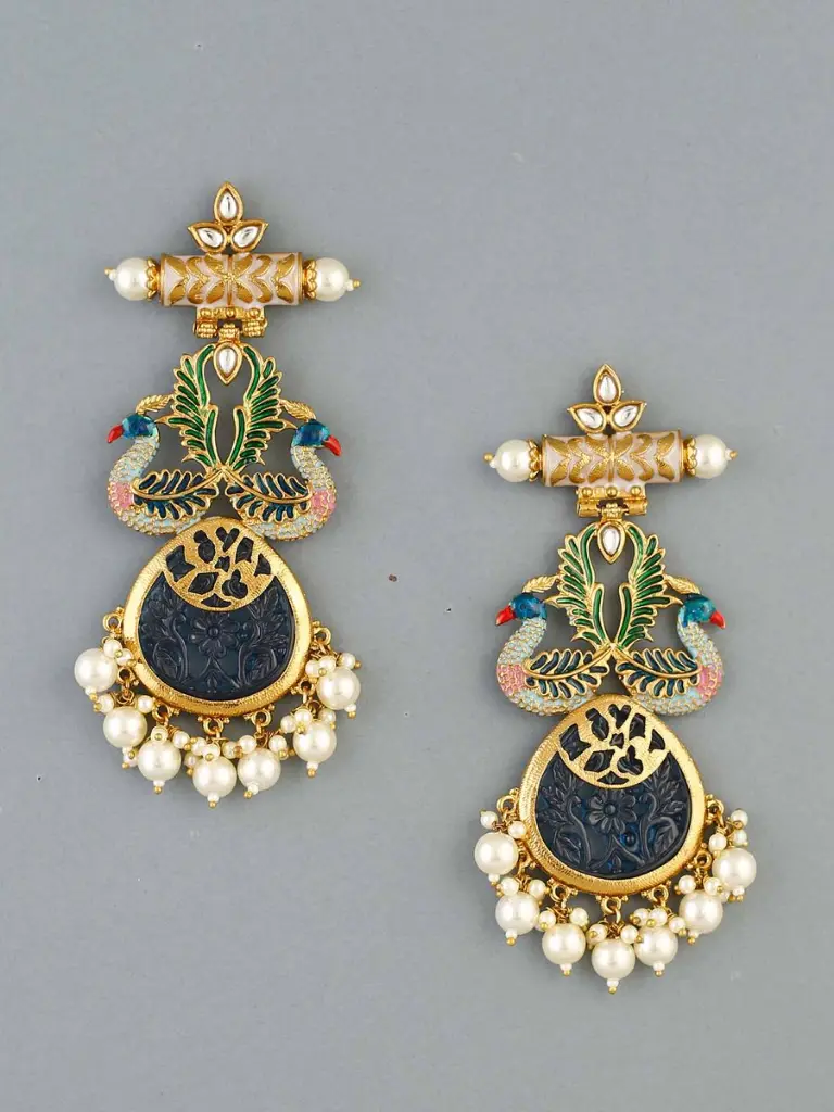 PremiumkundanPeacockpearlLightweightChandbali-FashionJewels1.webp