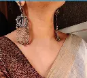 CelebsinspiredSilverlookalikeTrishulEarring-FashionJewels2.webp