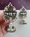 SumiBrassDualtoneZirconjhumka-FashionJewels2.webp