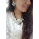 Silverlookalikezirconblackbeadspendantnecklaceset-FashionJewels2.webp