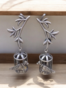 Silverlook Alike Brass Bird Cage Earcuff