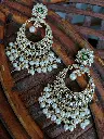 Rutuja Golden Pearl lightweight Chandbali