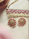 Priya Kundan pearl Kemp choker set