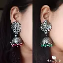 Silverlook Alike Adstone Jhumka