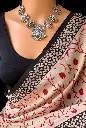 Silver intricate Ghunghroo choker