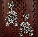 Silverlook alike Zircon Birdy Earring