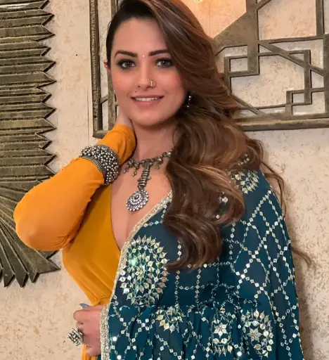 Silver oxidised celebs Ghunghroo kada