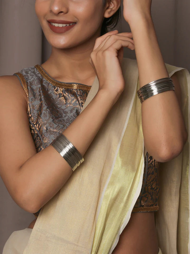 Silver Bangles Set Of 18 Bangles