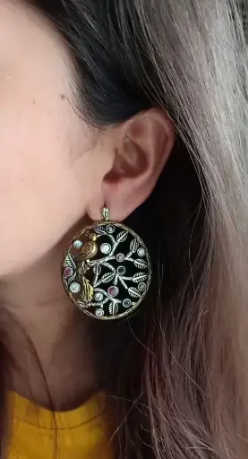 Beautiful Zircon stone Bird Studs