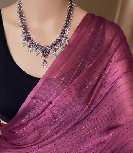 Savi Guttapusalu High Quality Pearl Necklace set