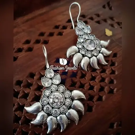Silver Zircon hooks