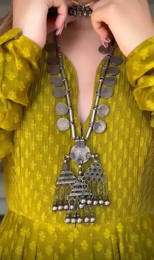 Sheena Coin ghunghroo Necklace
